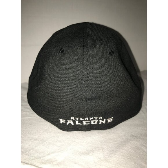 Atlanta Falcons Black/White 39THIRTY New ERA Stretch Fit Cap - Picture 3 of 6